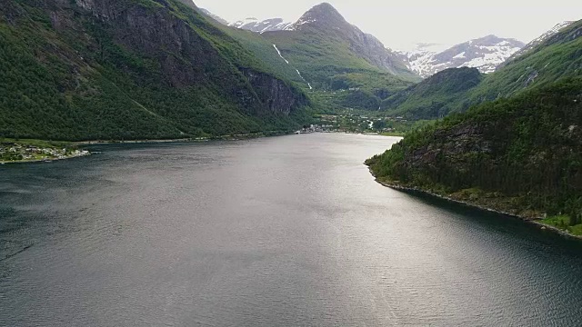 Geiranger峡湾,挪威视频素材