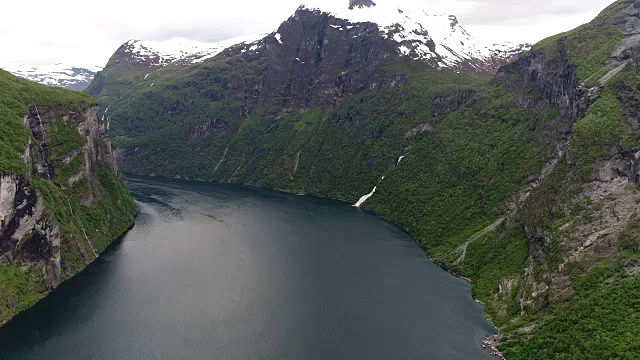 Geiranger峡湾,挪威视频素材