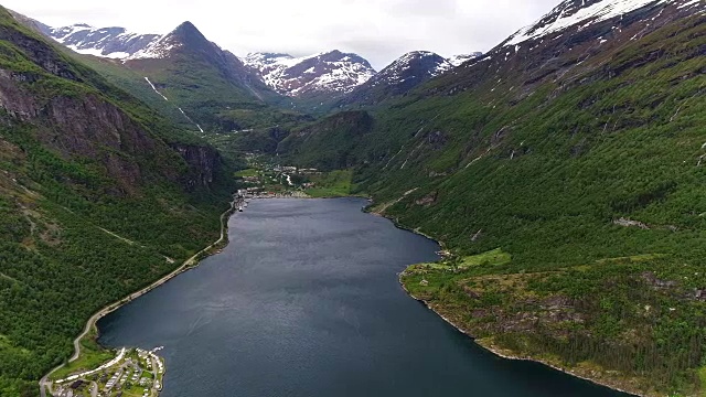 Geiranger峡湾,挪威视频素材