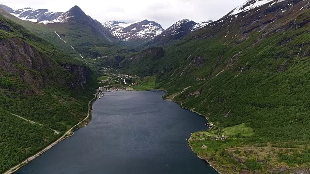 Geiranger峡湾,挪威视频素材