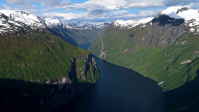 Geiranger峡湾,挪威视频素材