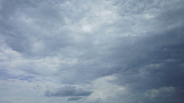 暴风雨前乌云密布视频素材