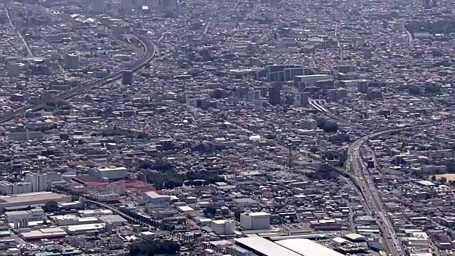 AERIAL，埼玉新城市中心，日本视频素材