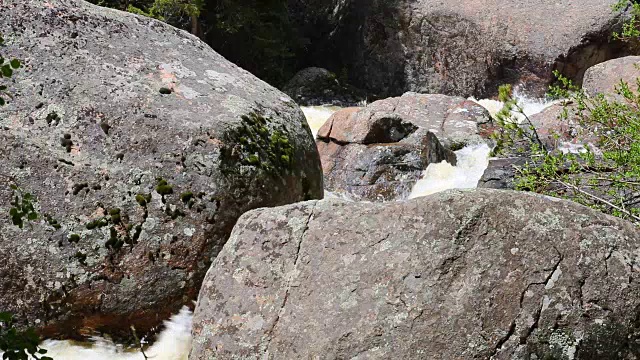 流经落基山国家公园的河流视频素材