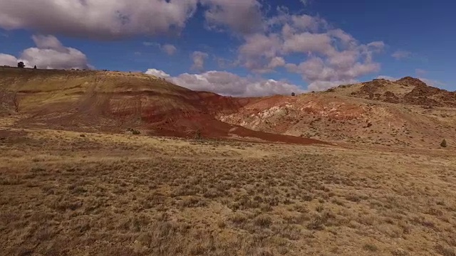 鸟瞰图的油漆山，俄勒冈州视频素材