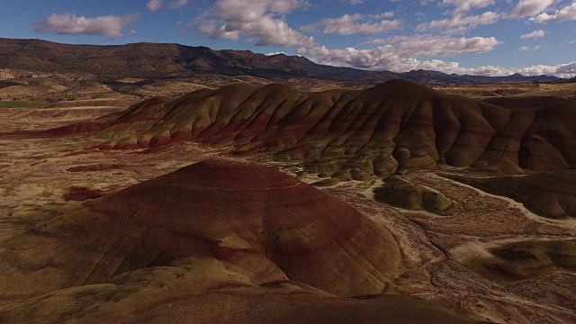 鸟瞰图的油漆山，俄勒冈州视频素材