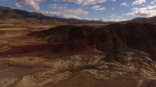 鸟瞰图的油漆山，俄勒冈州视频素材