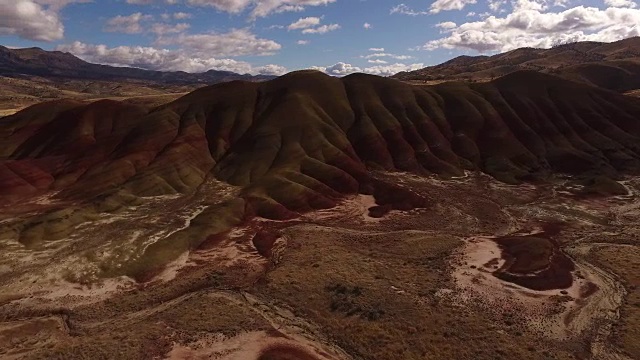 鸟瞰图的油漆山，俄勒冈州视频素材