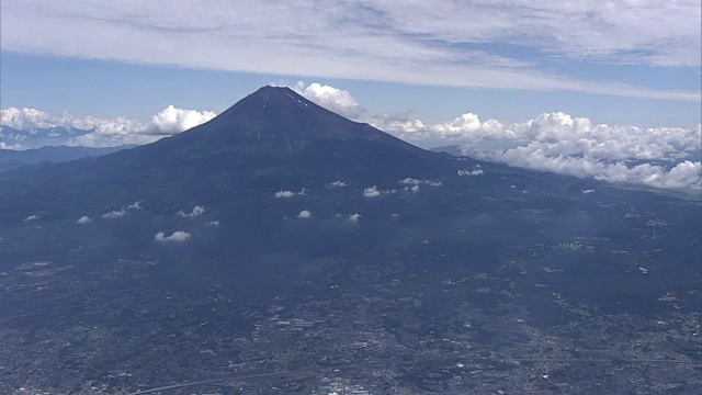 日本静冈县，夏季富士山视频素材