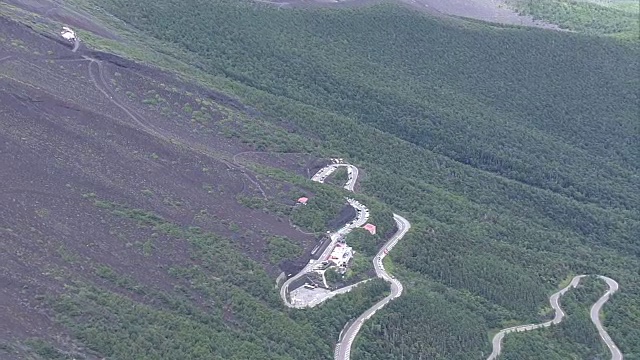 日本静冈县，夏季富士山视频素材