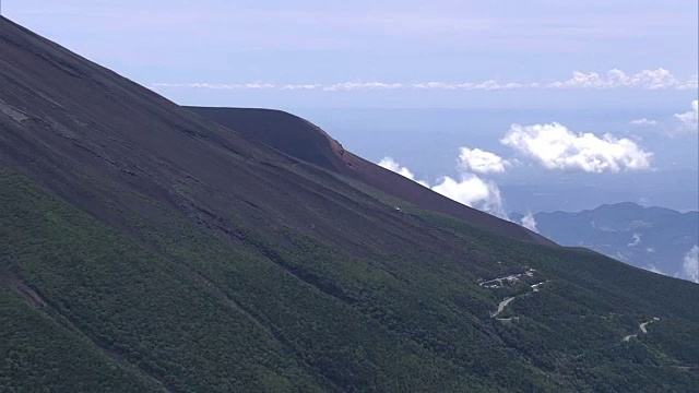 日本静冈县，夏季富士山视频素材