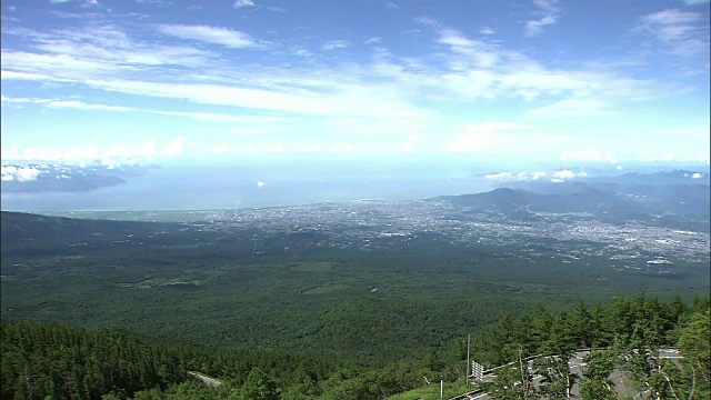 来自日本静冈县富士山视频素材