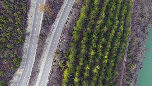 山路蜿蜒的视频剪辑视频素材