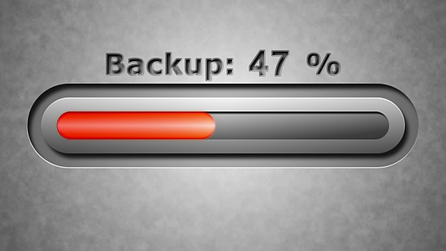 备份的过程视频素材