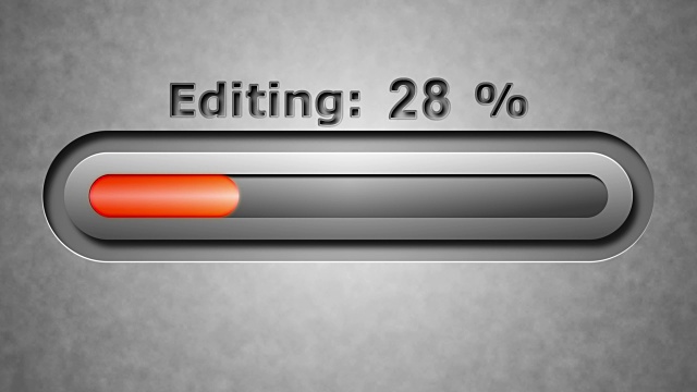 编辑的过程视频素材