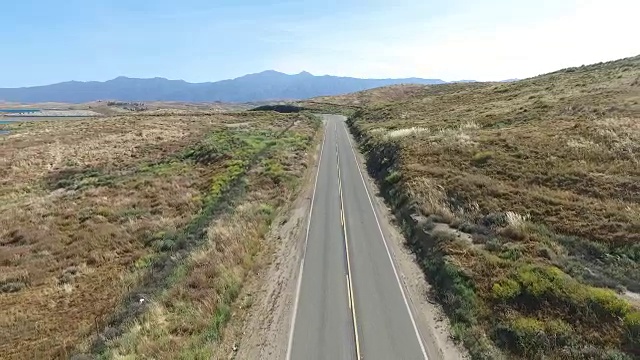 公路景观鸟瞰图视频素材