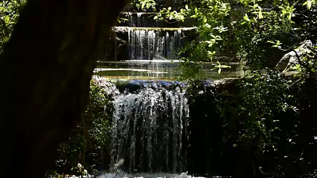 山涧之水，瀑布之盘视频素材