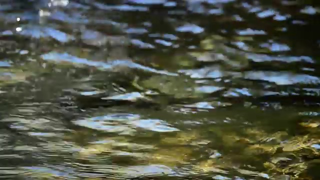 纯水山跑视频素材