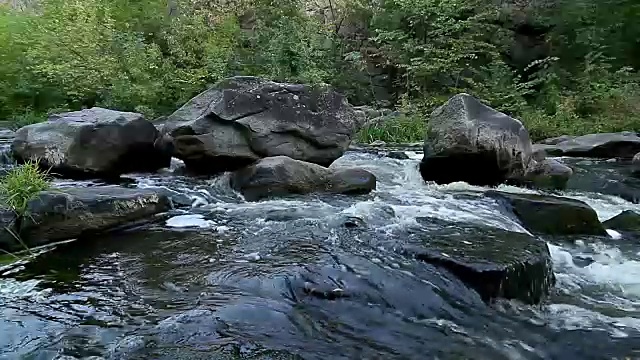 山河急流视频素材