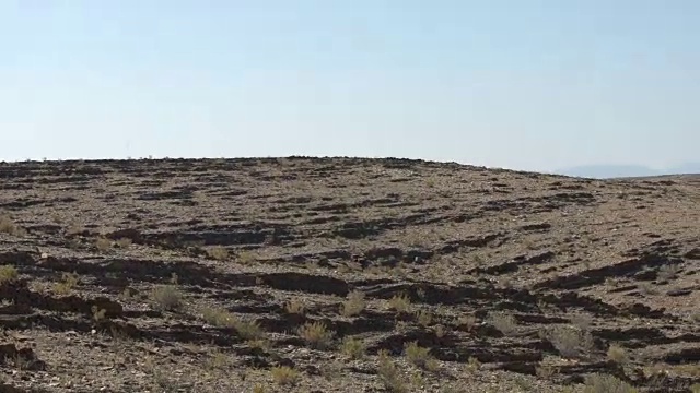 岩石表面的风景。无人机的观点。视频素材