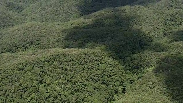 航空，山巴鲁国家公园，冲绳，日本视频素材