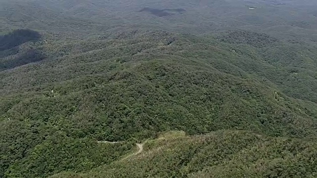 航空，山巴鲁国家公园，冲绳，日本视频素材