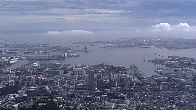 航空，日本神奈川横滨港视频素材