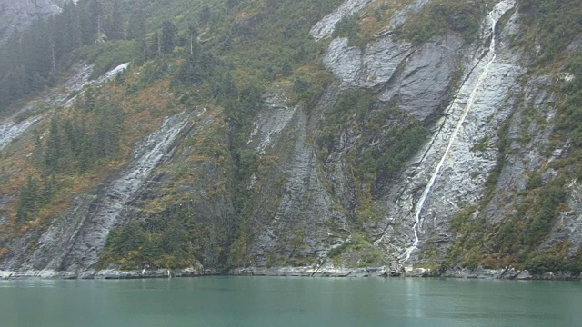 阿拉斯加的特蕾西·阿姆峡湾视频素材