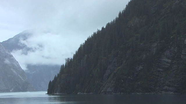 阿拉斯加的特蕾西·阿姆峡湾视频素材