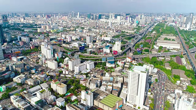 曼谷城市空中视频素材