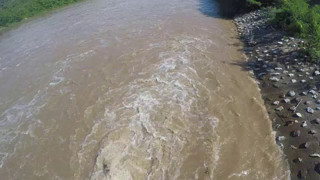 河洪水视频素材