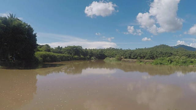 河洪水视频素材