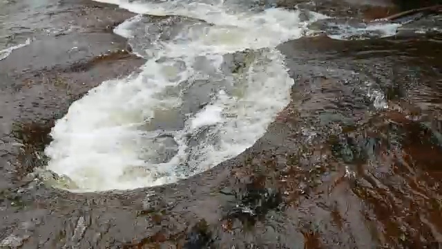 石头在水中岩石视频素材