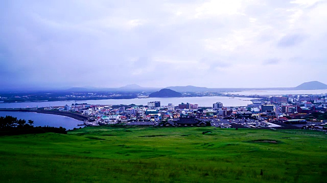 济州岛的天际线景观视频素材