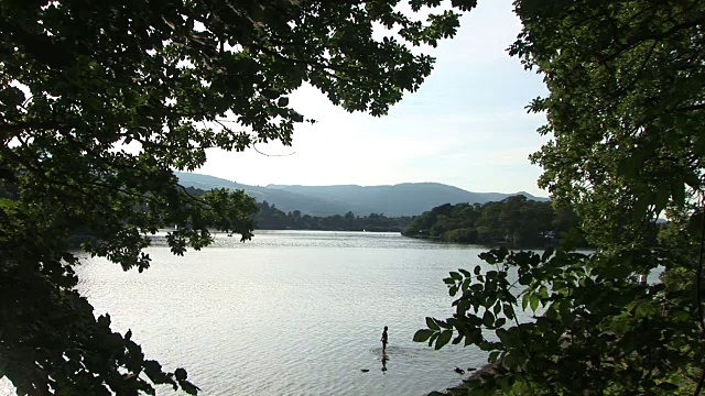 湖区德文特水视频素材