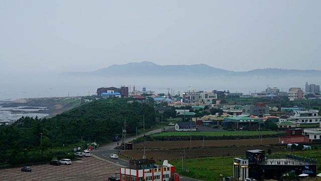 济州岛的天际线景观视频素材