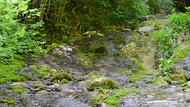 河水从山洞里流出来视频下载