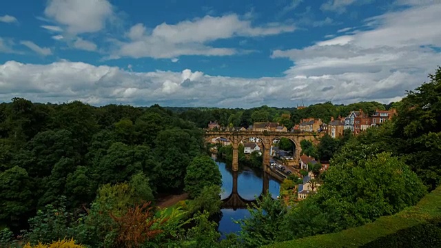 Knaresborough，约克郡，英国视频素材