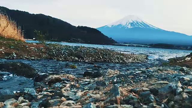 日本富士山视频素材