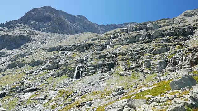 阿尔卑斯山的流水视频素材