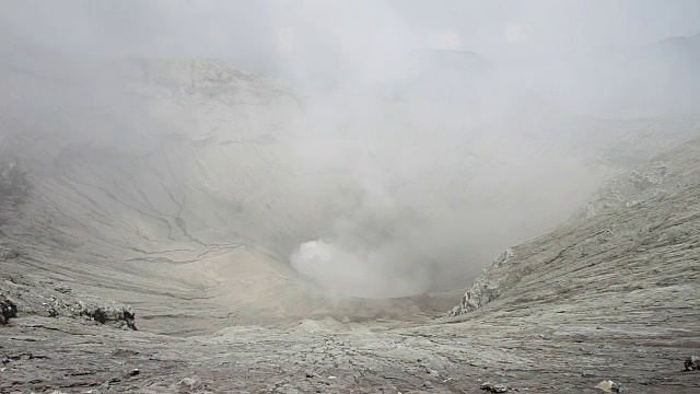 Bromo volcano timelapse，印度尼西亚视频素材