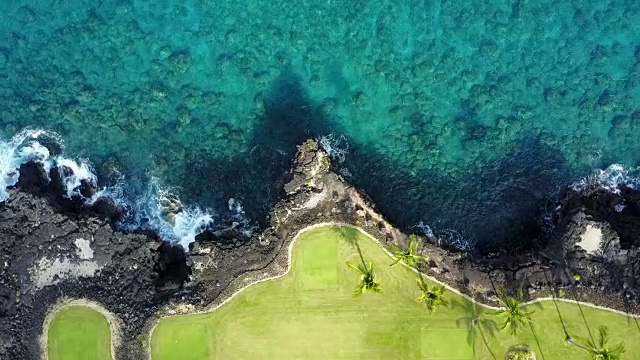 夏威夷的海岸线视频素材