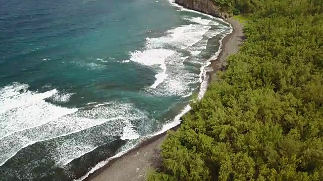 夏威夷的海岸线视频素材