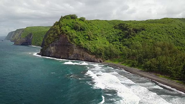 夏威夷的海岸线视频素材