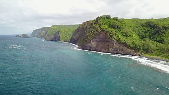 夏威夷的海岸线视频素材