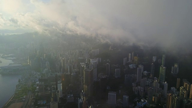 飞越香港城市4k视频视频素材