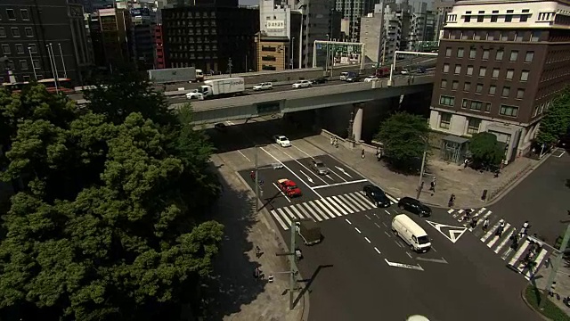 日本东京的日本桥视频素材