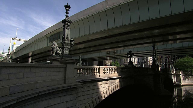 日本东京，EXPY下的日本桥视频素材