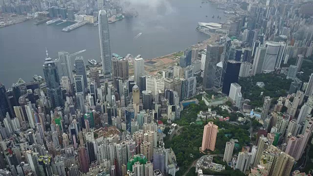 飞越香港城市4k视频视频素材