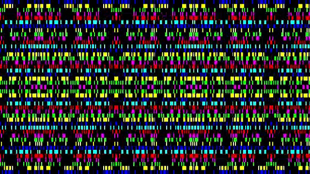 多色数字噪声信号视频素材